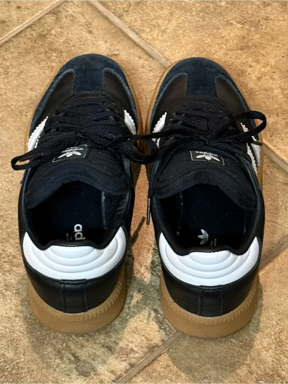 Adidas SAMBA XLG SHOES - black Kids size 5